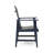 Outdoor Weather Resistant Acacia Wood Adirondack Dining Chairs (Set Of 2), Blue Navy Finish-1429092069