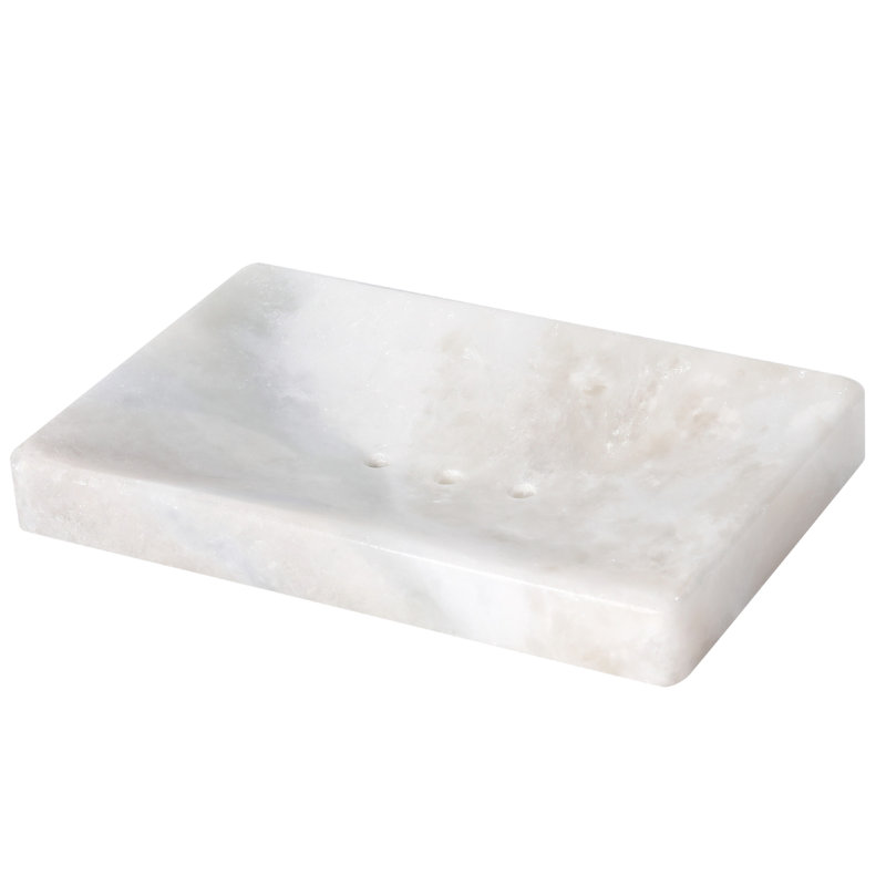 Plateau à savon en marbre naturel
