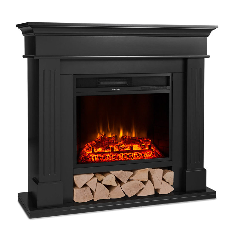 Klarstein 109cm W Electric Fireplace, Black