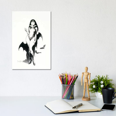 Vampire's Enticement 1 Piece Wrapped Canvas Painting