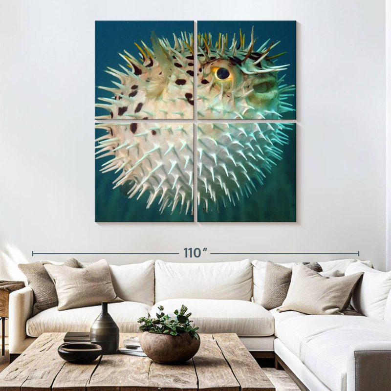 Brampt Puffer Fish, 74" H x 74" W