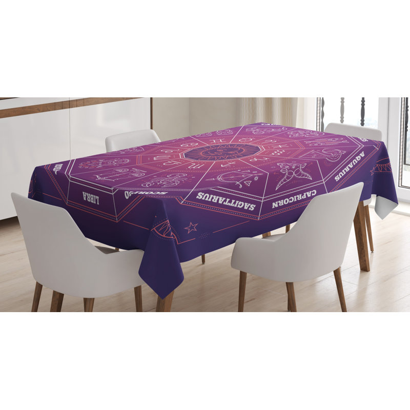 Zodiac Tablecloth, 70" L x 52" W