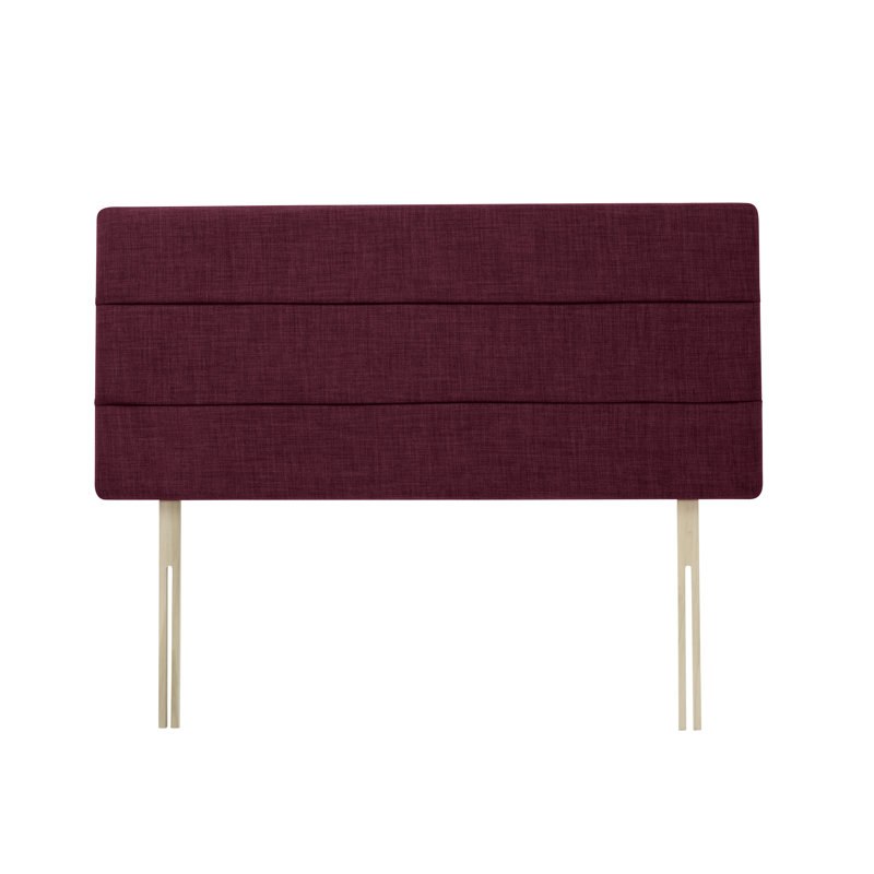 Alder Upholstered Headboard, Plum, Small Double (4')