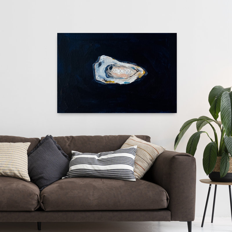 Art mural côtier bleu à marée basse, H 48 po x l 32 po