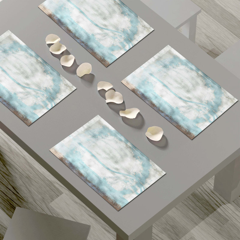 Polyester Abstract Rectangle Placemat