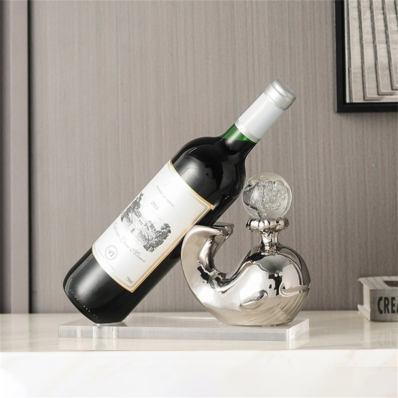 Mignon porte-bouteilles de baleine, Argent