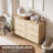 Rattan 6 Drawer Dresser-1989019813