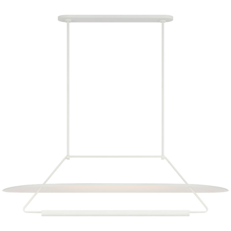 Teline 1 - Light LED Chandelier, Matte White