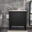 Meuble-lavabo de 30 po avec lavabo, structure autoportante pour la stabilité, tiroirs à fermeture douce pour un fonctionnement silencieux, finition en chêne élégant pour une esthétique moderne (lavabo blanc)-173031176
