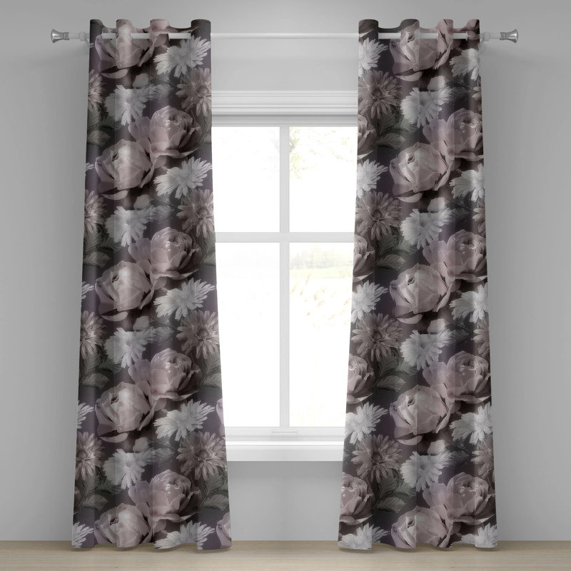 Thijmen Semi Sheer Curtain Pair