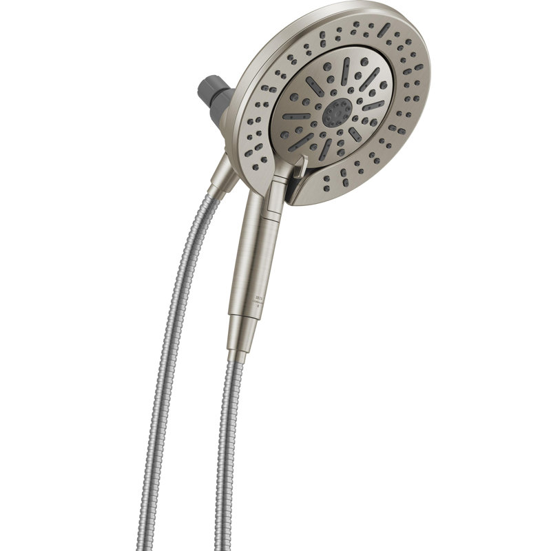 6-Setting In2ition 2-in-1 Dual Shower Head with ProClean Spray, Spotshield Brushed Nickel
