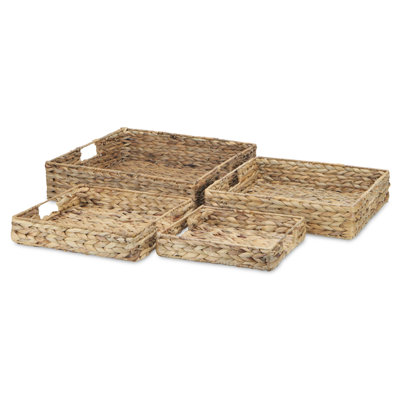 Forsyth Wicker Tray - Set of 4