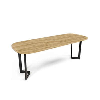 Baeleigh Oval Metal Base Dining Table