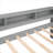 Extra-Long Twin Multi-Functional Solid Wood Platform Daybed, Classic Gray with Integrated Storage and USB Charging