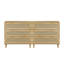 Armoire de rangement en rotin 3 tiroirs