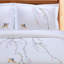 Ensemble de housse de couette brodée 100% coton 200 fils Superior-769741693