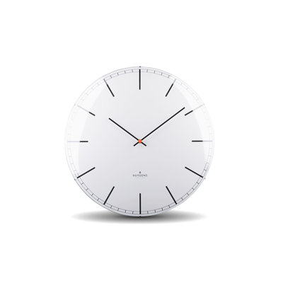 Dome45 (17.7") Wall Clock White Index