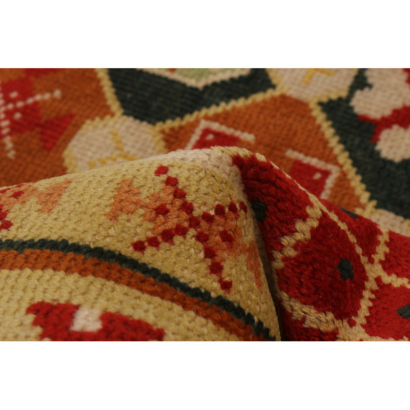 Tapis rouge Oushak 3 pi 9 po x 5 pi 4 po