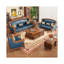 Causeuse en cuir véritable American Leather