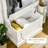 Hall Tree With Coat Rack, Storage And Sitting Bench, White