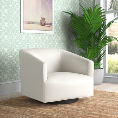 Foresthill Velvet Swivel Armchair