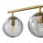 Dimmable Bathroom Vanity Lights With Clear Shade-1880891552