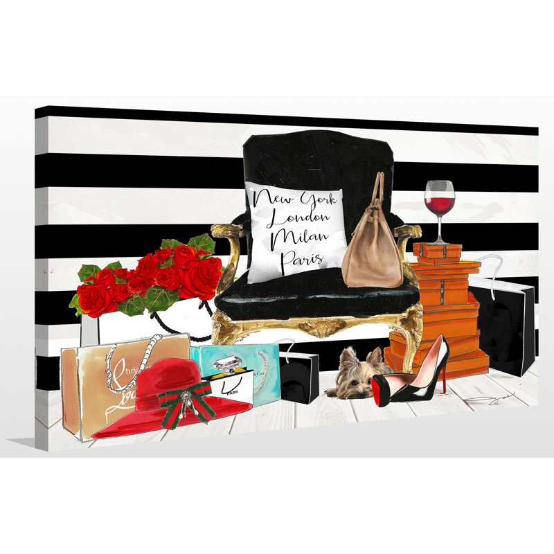 Magasinage - impression sur toile, H 36 po x l 60 po x P 1,5 po