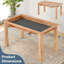 Convertible Gaming Table with Removable Tabletop Cup Holders and 6 Seats for Family Game Night
