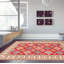 Tapis unique en laine noué à la main 6 pi 1 po x 9 pi 2 po nouvel âge Molly-Louise
