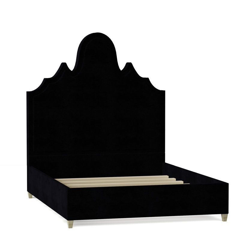 Amalie Upholstered Bed, King, Bella Granite, Natural