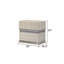 Table de chevet 2 tiroirs Leonor