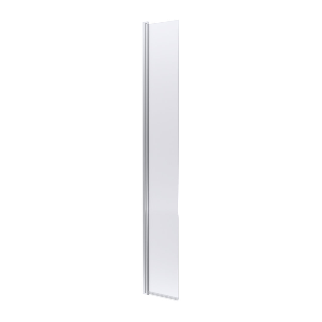 322mm W x 1850mm H Slab Semi-Frameless Wet Room Glass Screens with Clear Glass