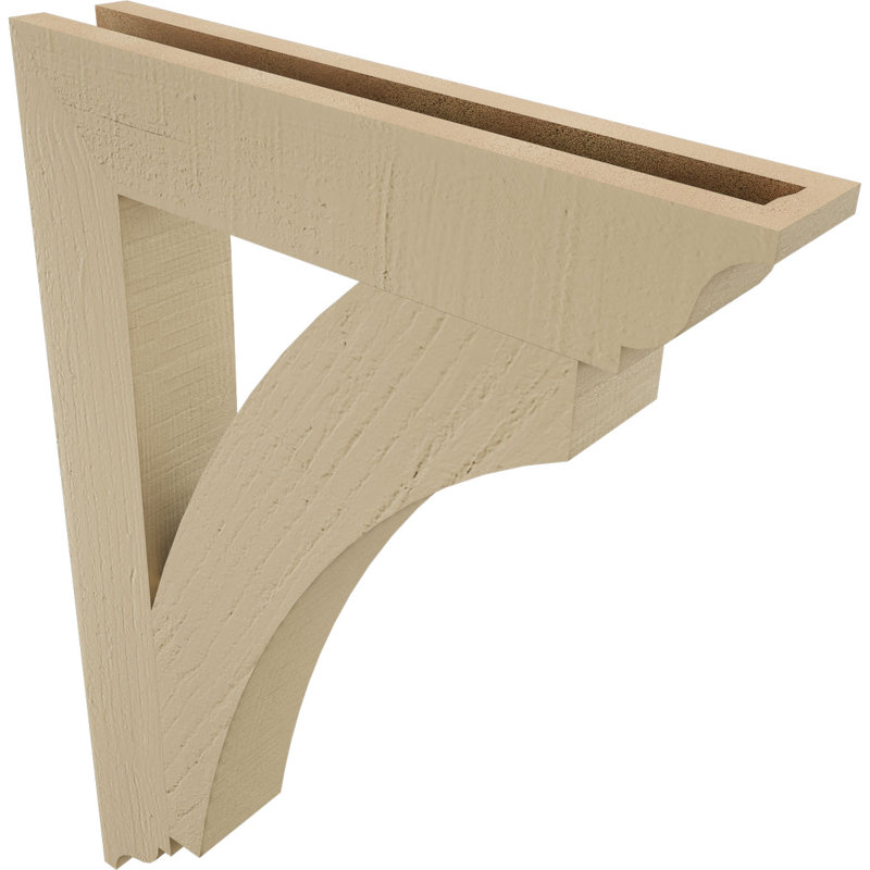 Support en bois de cèdre brut Thorton, H 28 po x l 3,5 po x P 20 po