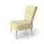 Chaise d'appoint moderne rembourrée jaune Dew-1470301691