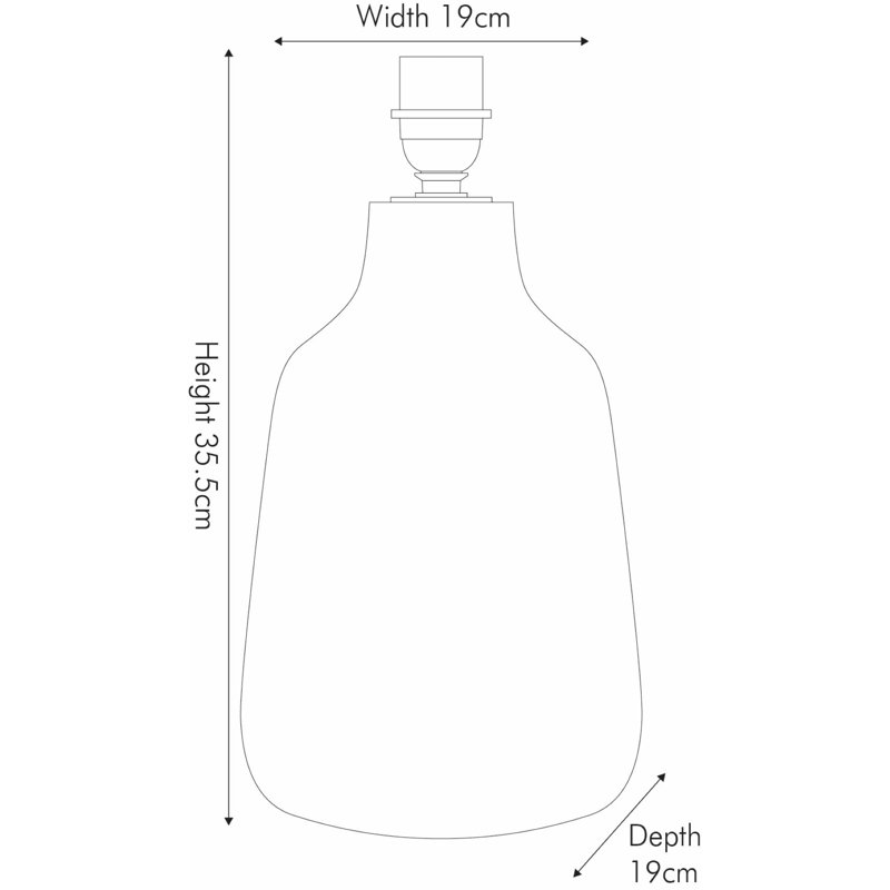 Lanham Ceramic Lamp Base Lamp