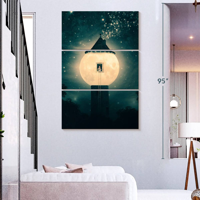 La tour de lune d'Oberle, H 38 po x l 24 po