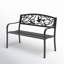 Banc de jardin en métal Avery