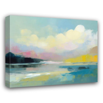 Lake Placid - Reproduction de giclée sur toile tendue avec châssis