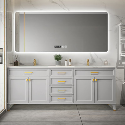 Nordic modern light luxury bathroom Vanity