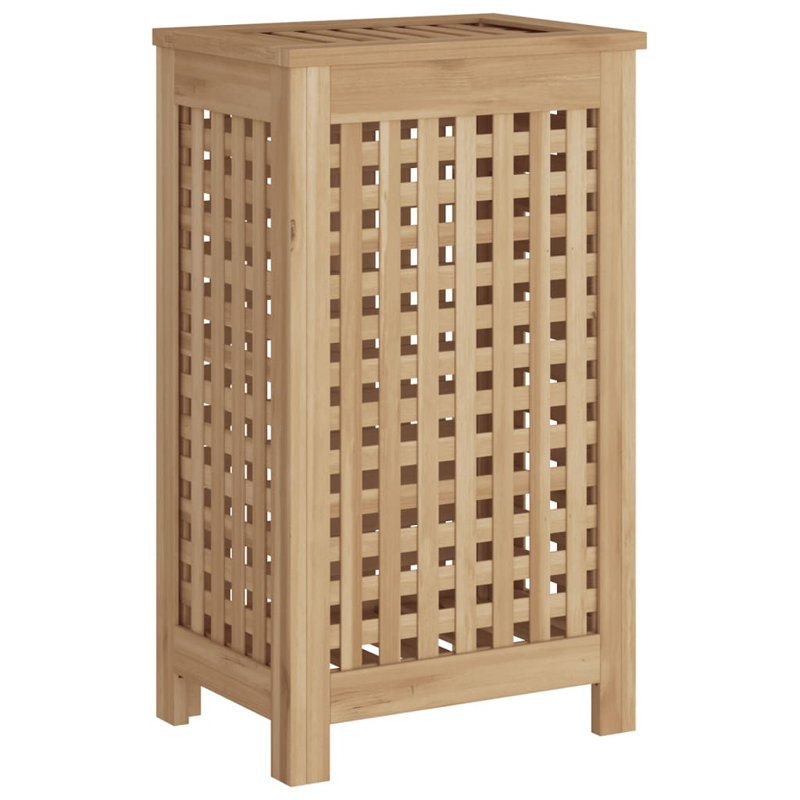 Panier à linge en bois, H 23,6 po x l 19,7 po x P 13,8 po