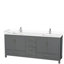 Sheffield 79" Double Bathroom Vanity Base Only-40172001