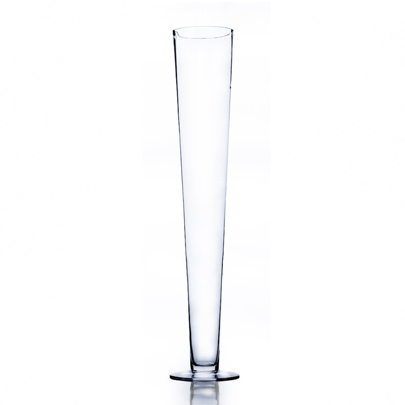 Lorena Handmade Glass Jar, 23.5" H x 4" W x 4" D