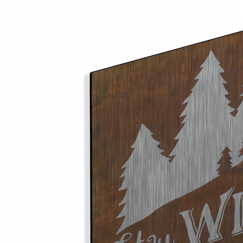«Stay Wild» par Britt Hallowell, H 12 po x l 12 po