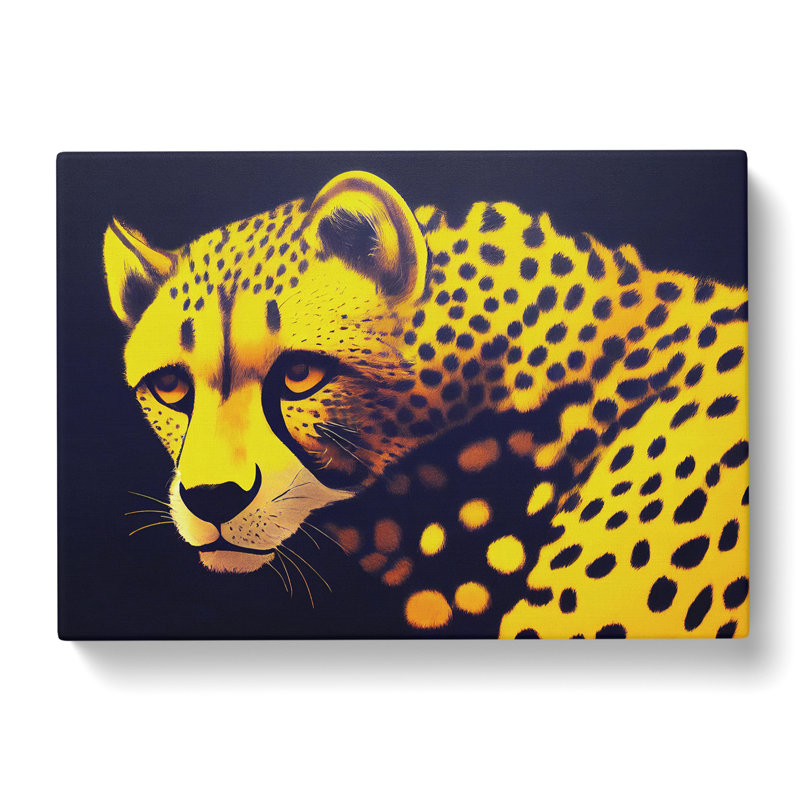 XXX-H1022-WF-8365X Striking Cheetah - Wrapped Canvas Print