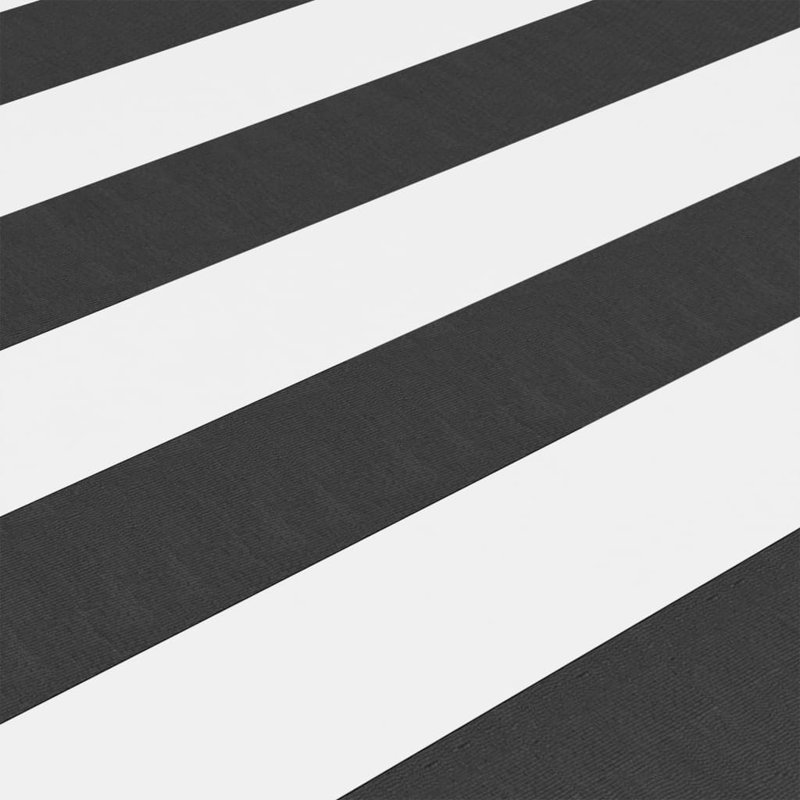 Cheatom Anthracite/White Vinyl Fence Panels, 75cm H x 300cm W x 0.15cm D