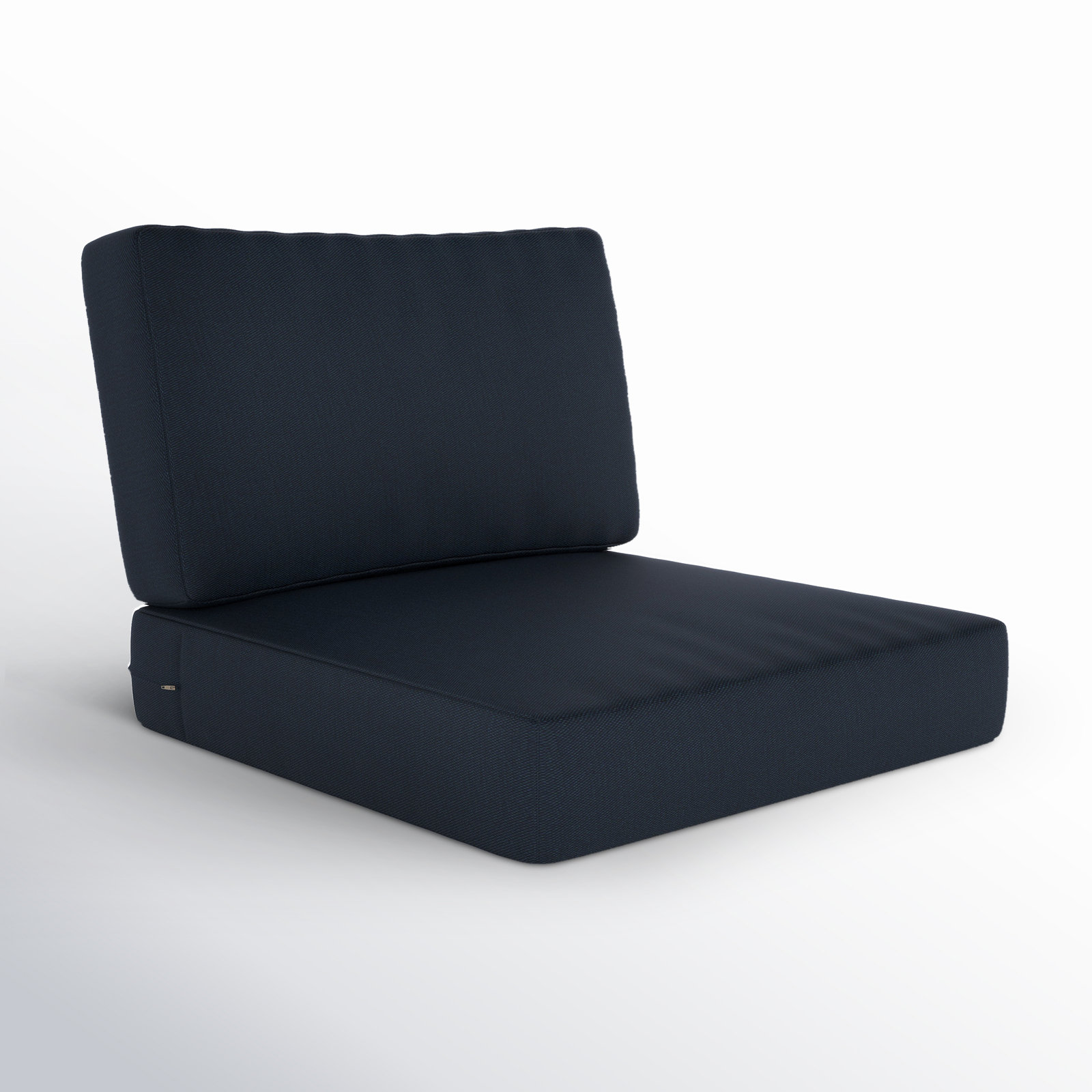 Lani Outdoor Sunbrella Seat/Back Cushion, Canvas Navy Sunbrella® Canvas