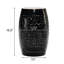 Table d'appoint 12 po en mosaïque noire, élégante pour le balcon et la cour