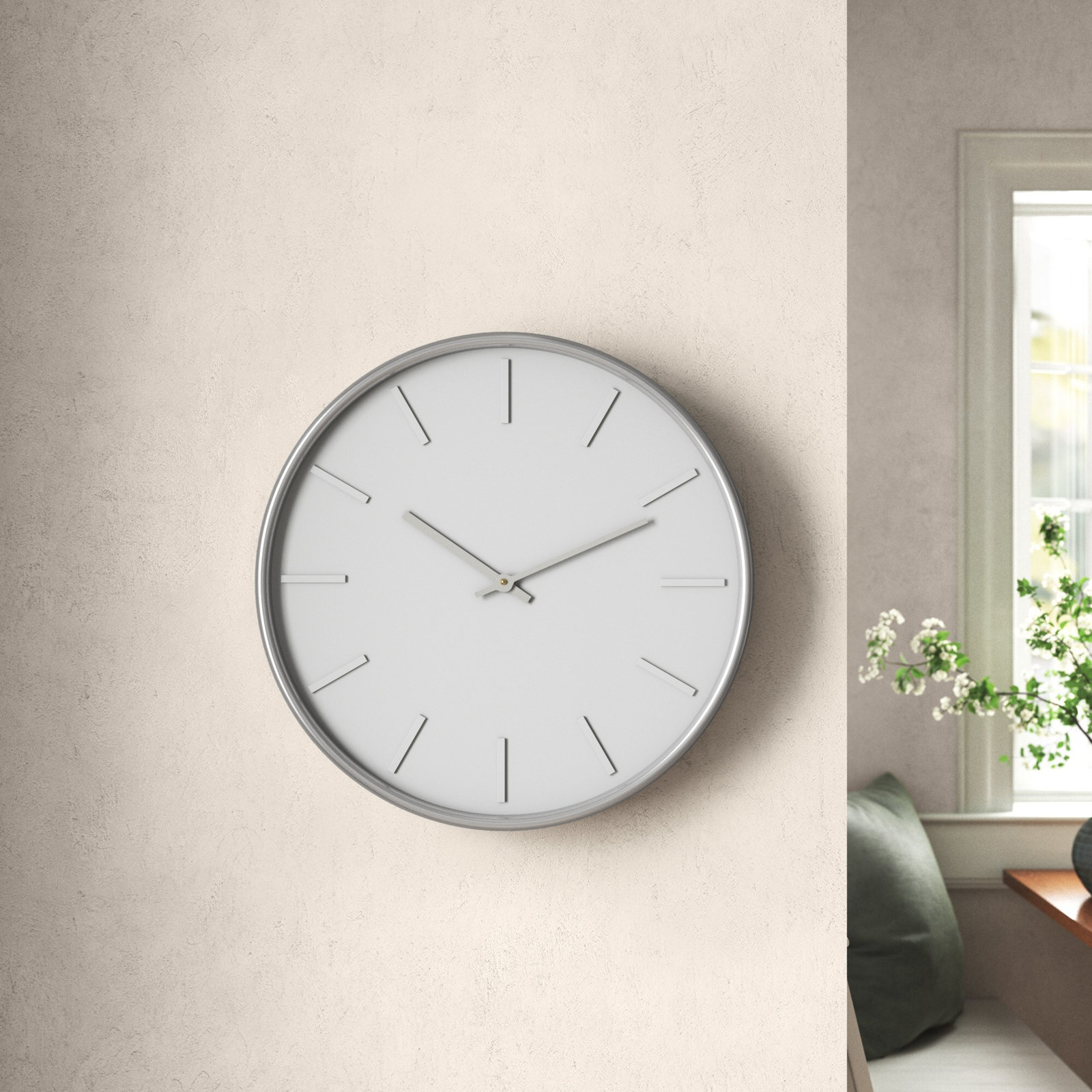 24" Metal Wall Clock