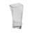 Dual Purpose Twisted Rectangular Transparent Glass Tea Light Candle Holder-18523295