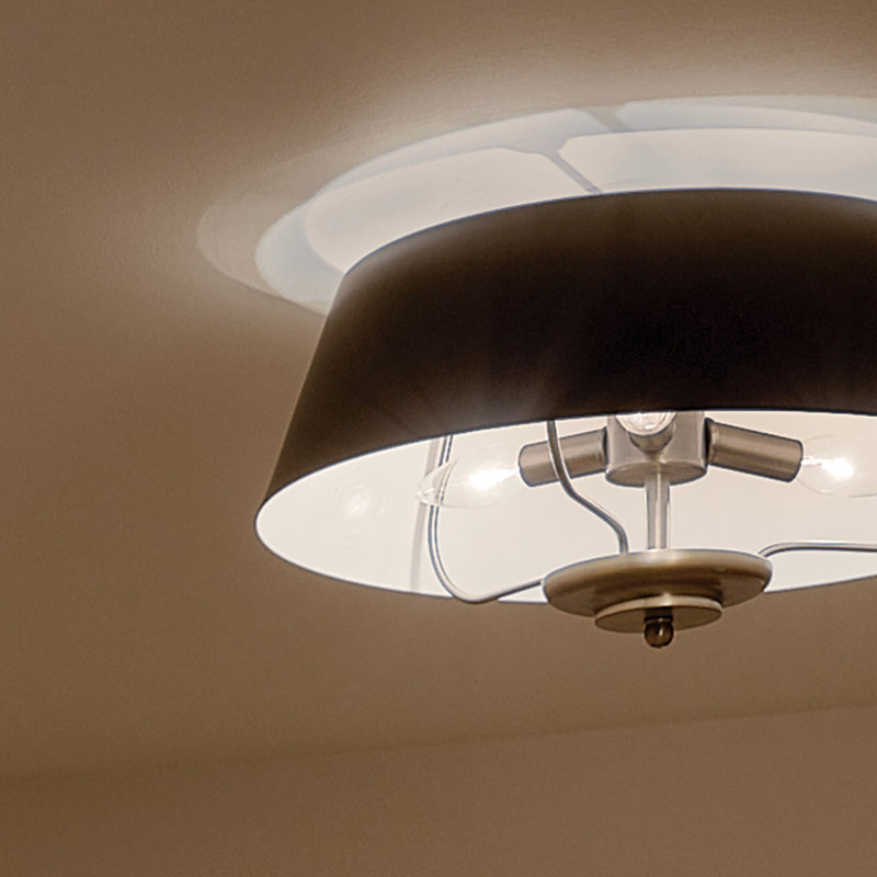 Luminaire suspendu convertible, Noir, Noir